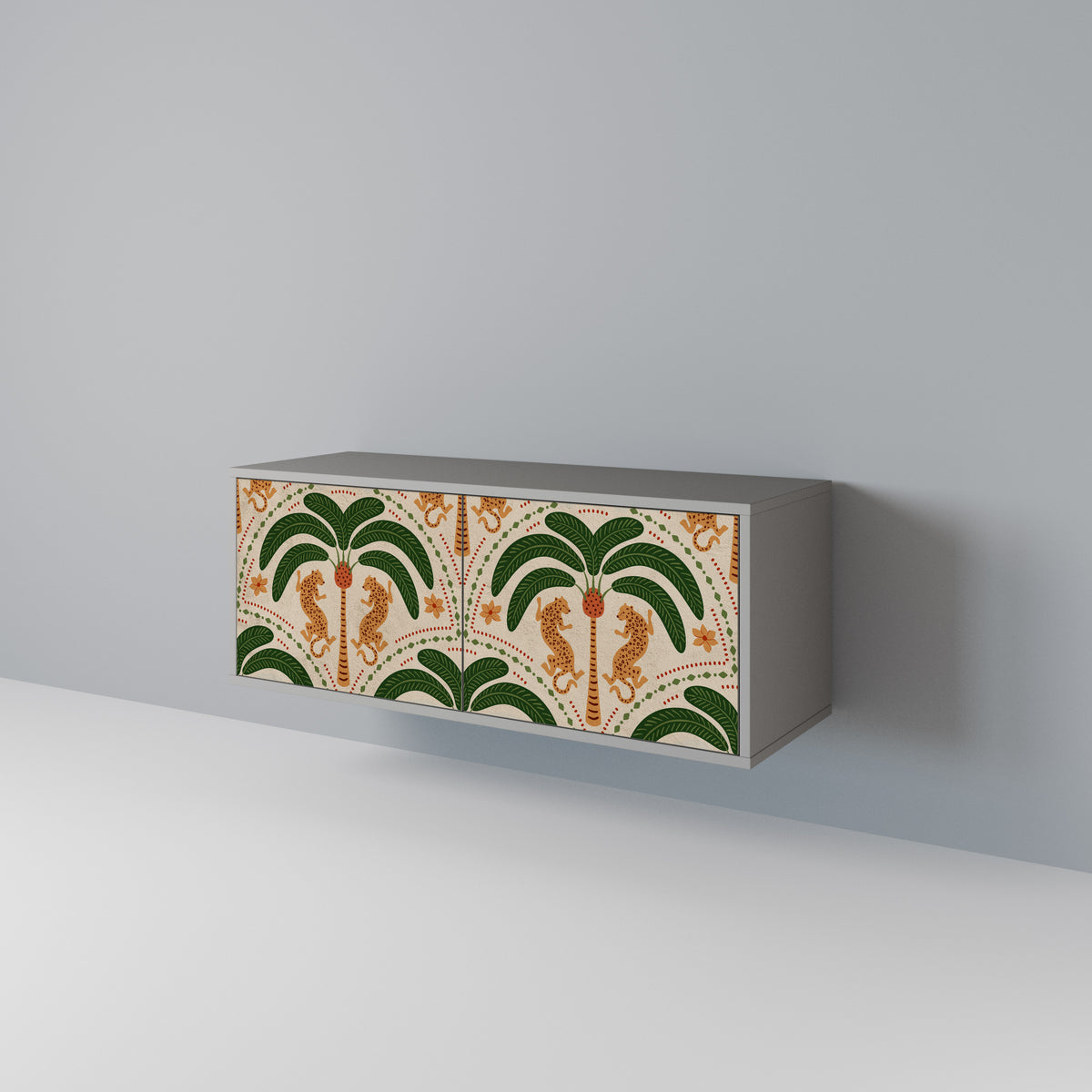 DANCING PREDATORS Kompaktní dvoudveřový TV stolek