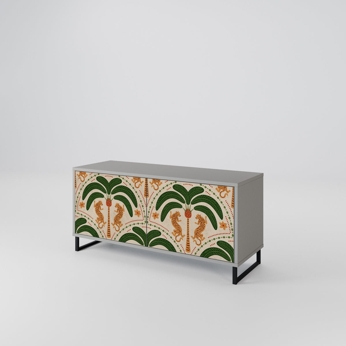 DANCING PREDATORS Kompaktní dvoudveřový TV stolek