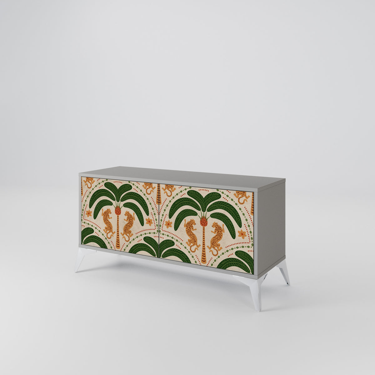 DANCING PREDATORS Kompaktní dvoudveřový TV stolek