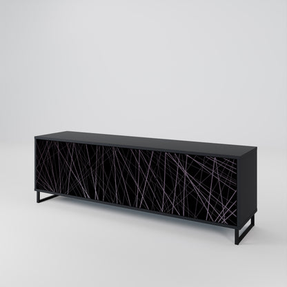 SHIMMER SPIDERGRAM Třídveřový TV stolek
