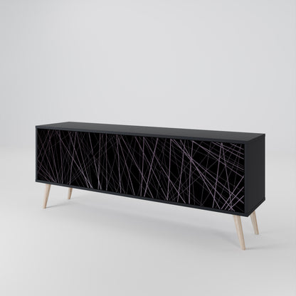 SHIMMER SPIDERGRAM Třídveřový TV stolek