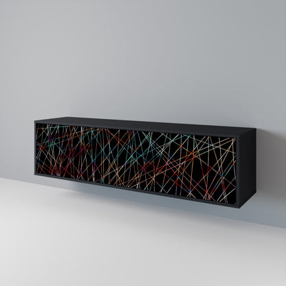 LUMINOUS SNARE Třídveřový TV stolek
