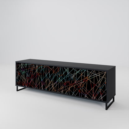 LUMINOUS SNARE Třídveřový TV stolek