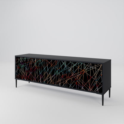 LUMINOUS SNARE Třídveřový TV stolek