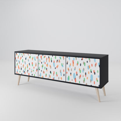 ENERGETIC SPOTS Třídveřový TV stolek
