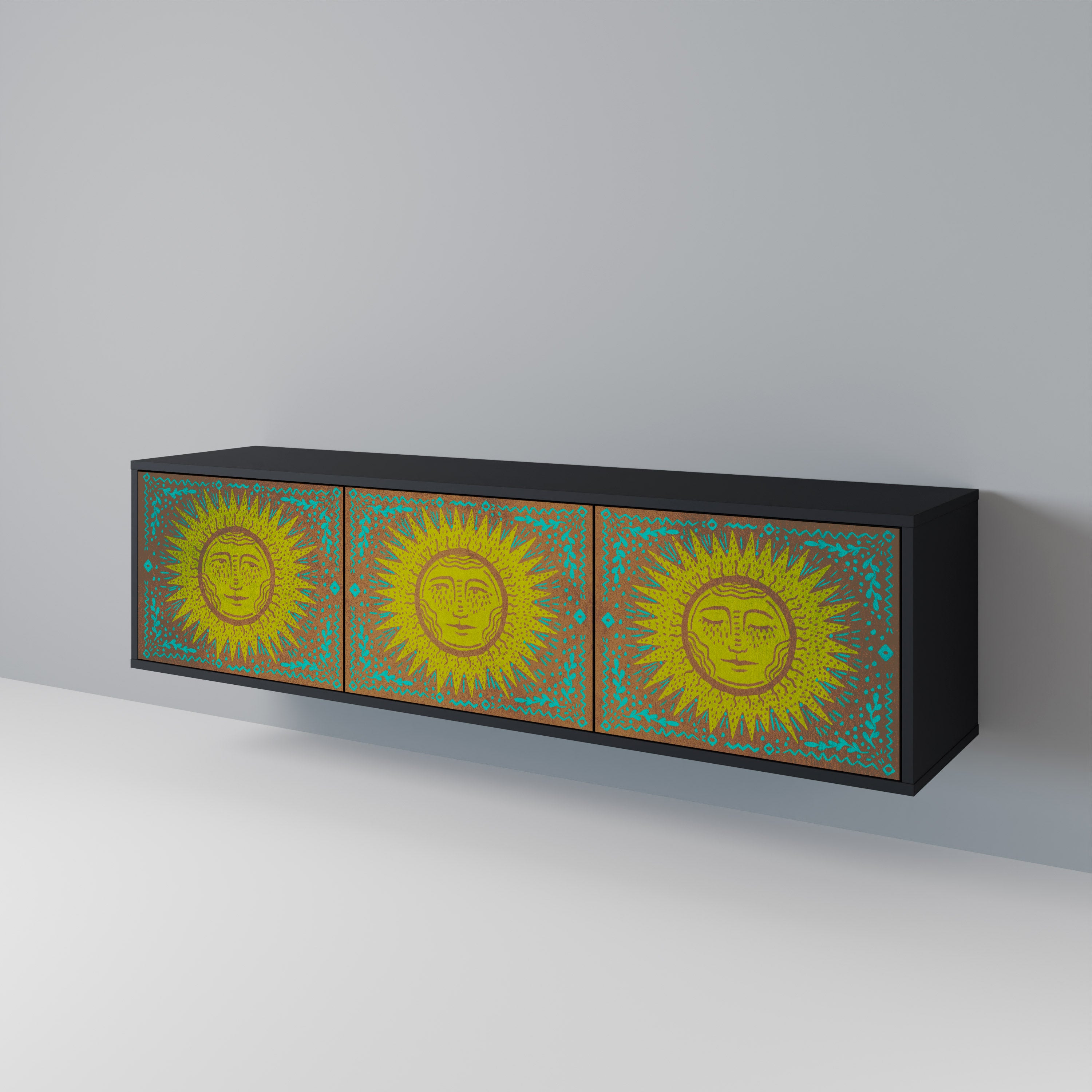 SUNSHINE EULOGY Třídveřový TV stolek