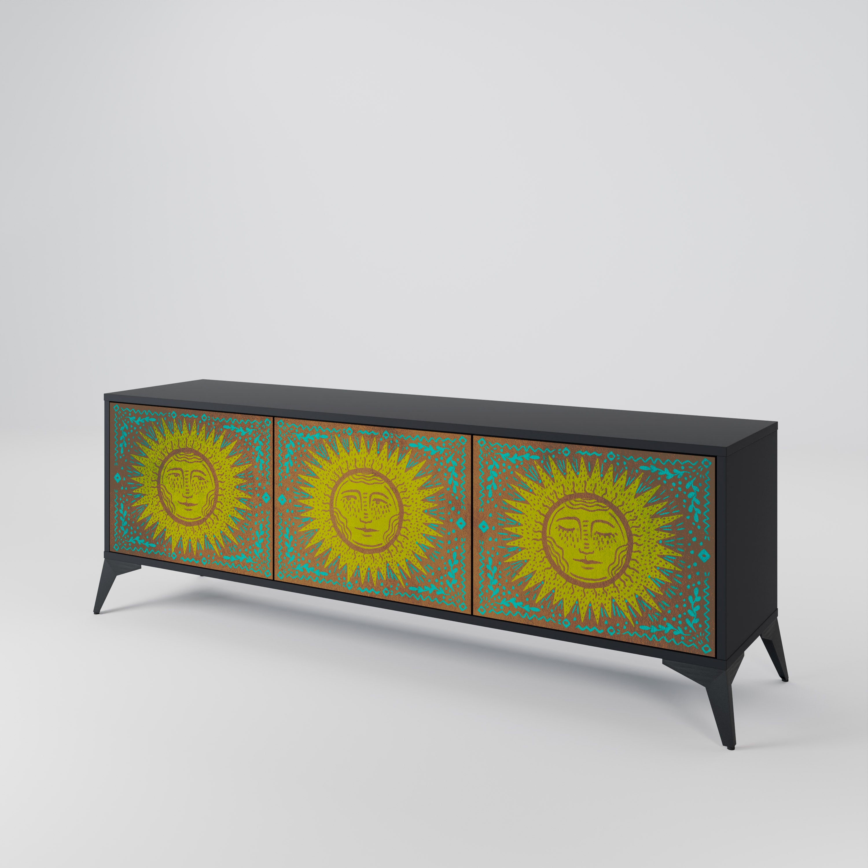 SUNSHINE EULOGY Třídveřový TV stolek