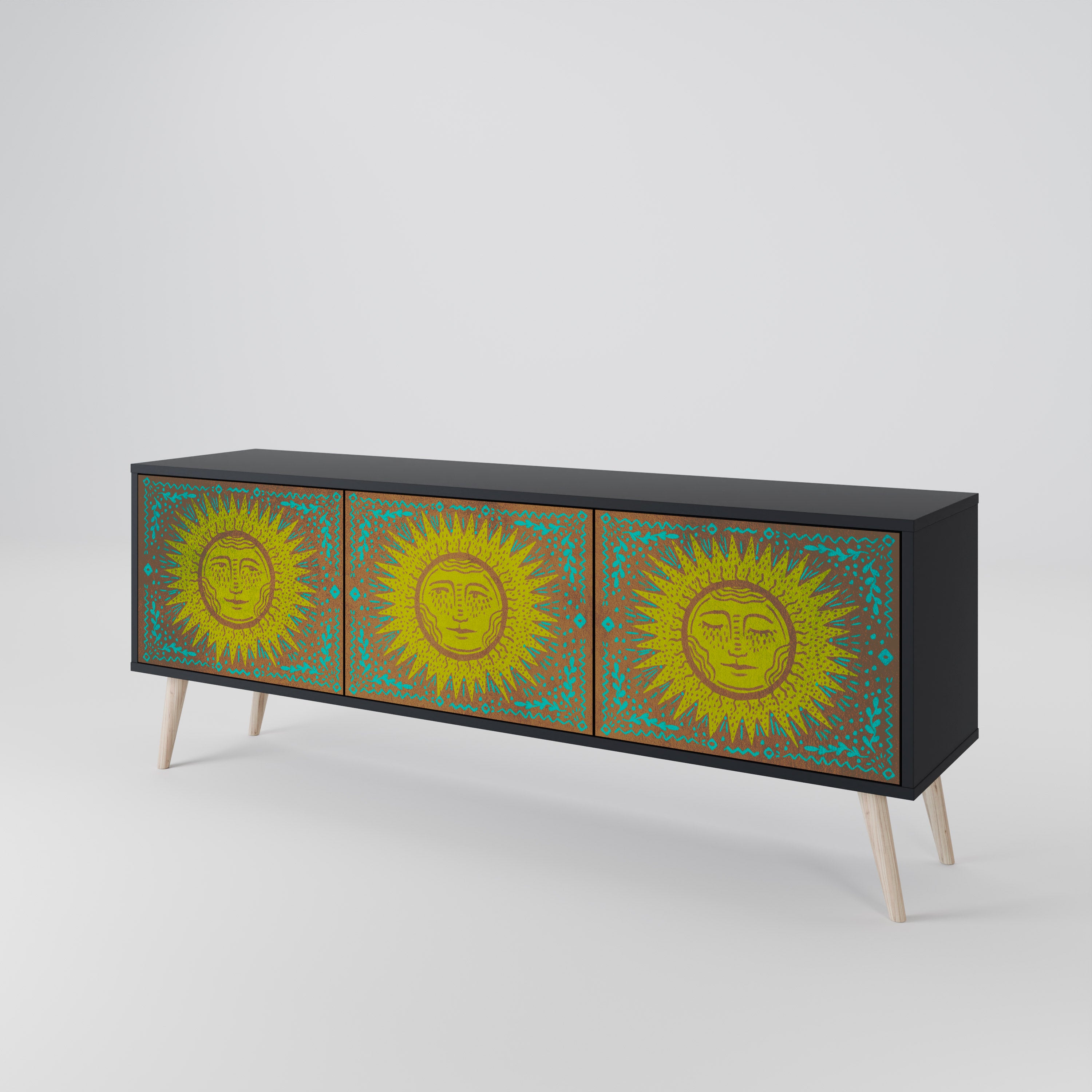 SUNSHINE EULOGY Třídveřový TV stolek