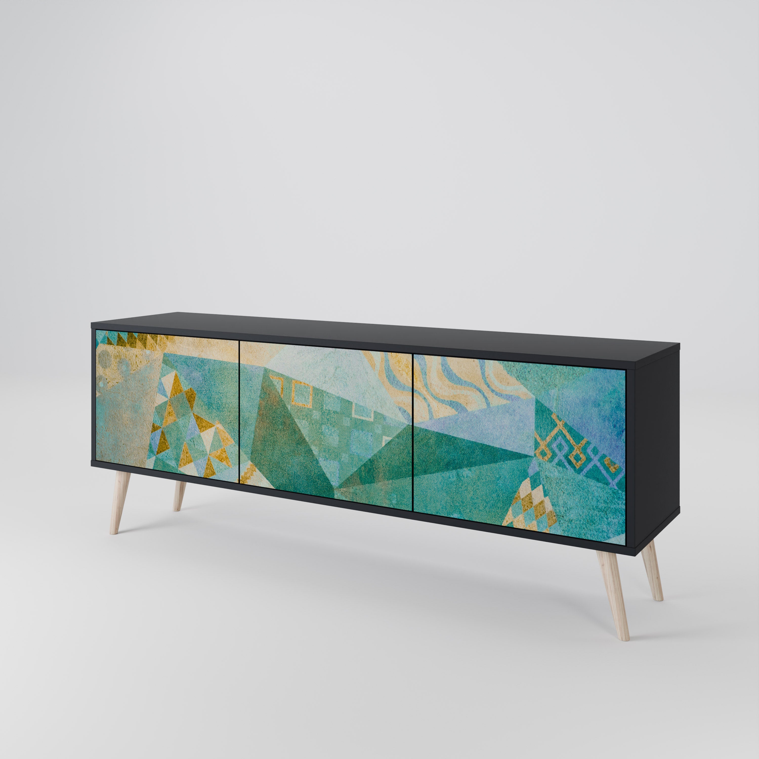 SPECTRUM SPLENDOR Třídveřový TV stolek