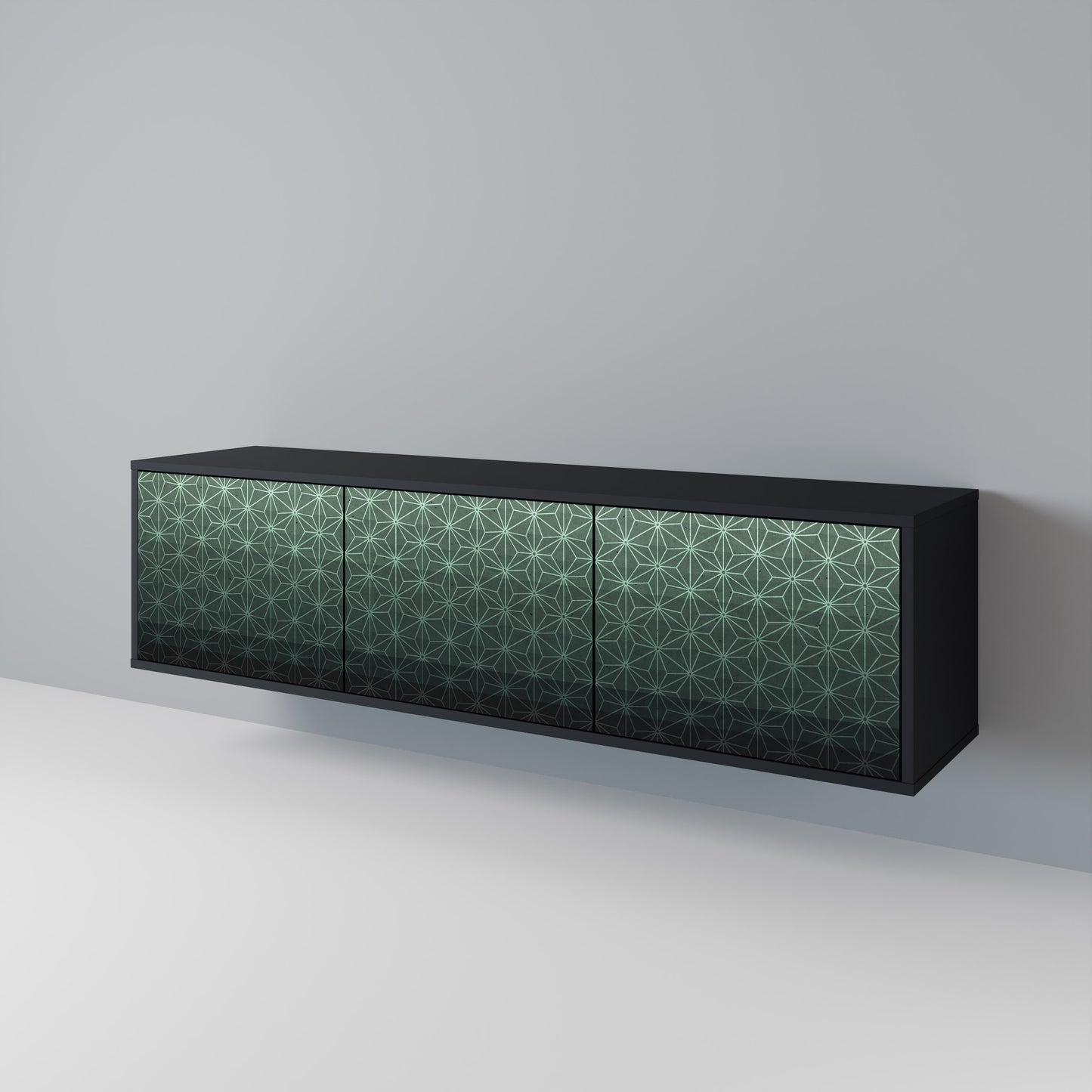 ORNAMENTAL GLIMMER Třídveřový TV stolek