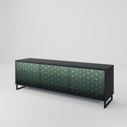 ORNAMENTAL GLIMMER Třídveřový TV stolek