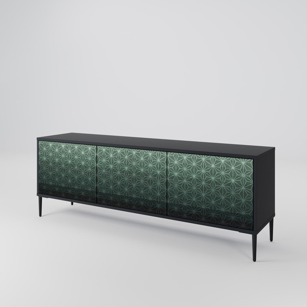 ORNAMENTAL GLIMMER Třídveřový TV stolek