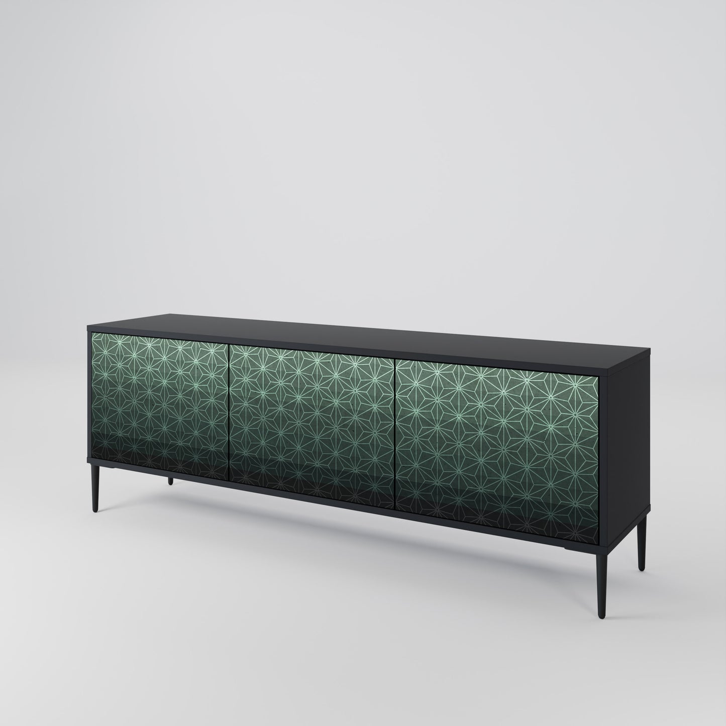 ORNAMENTAL GLIMMER Třídveřový TV stolek