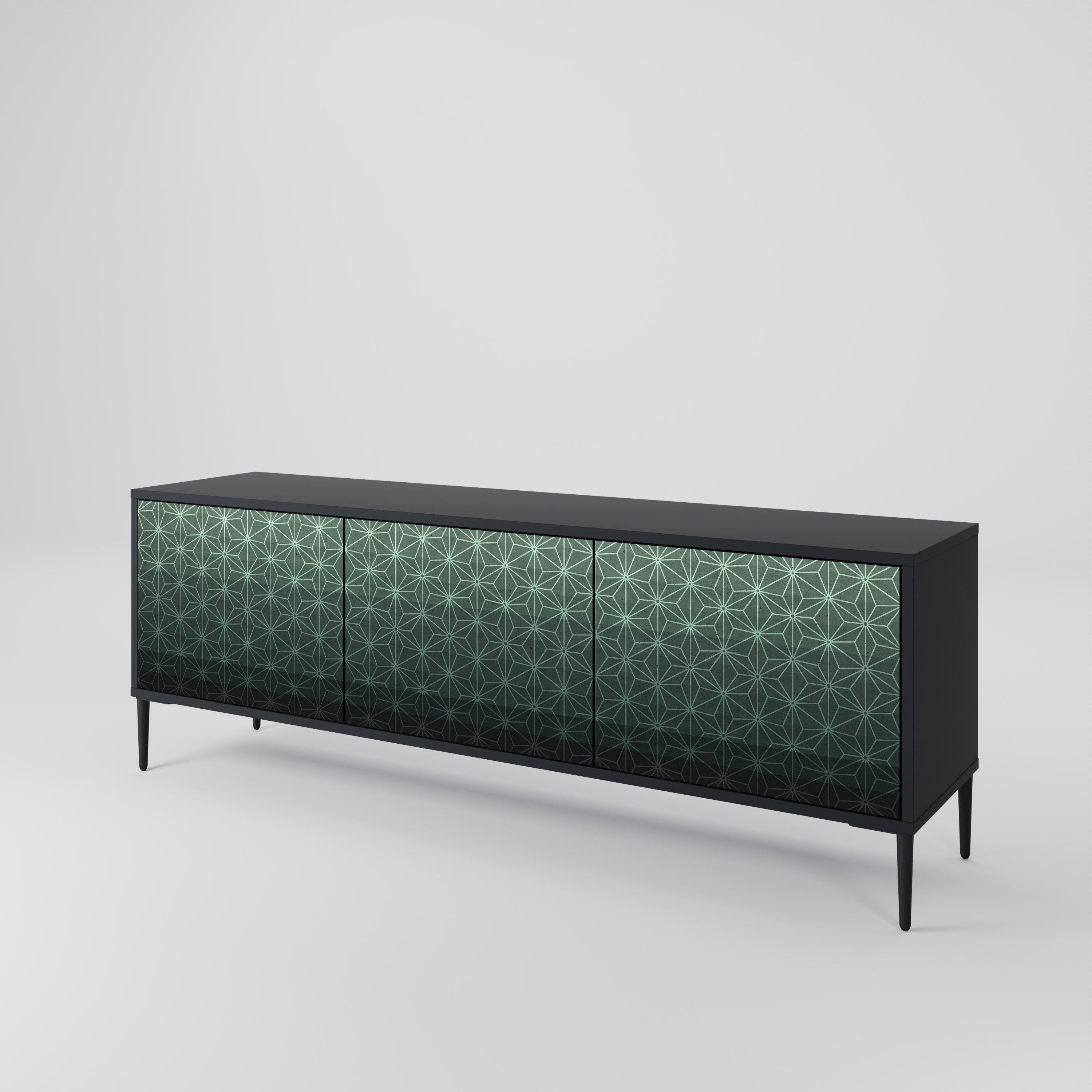 ORNAMENTAL GLIMMER Třídveřový TV stolek