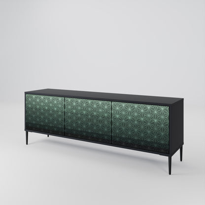 ORNAMENTAL GLIMMER Třídveřový TV stolek