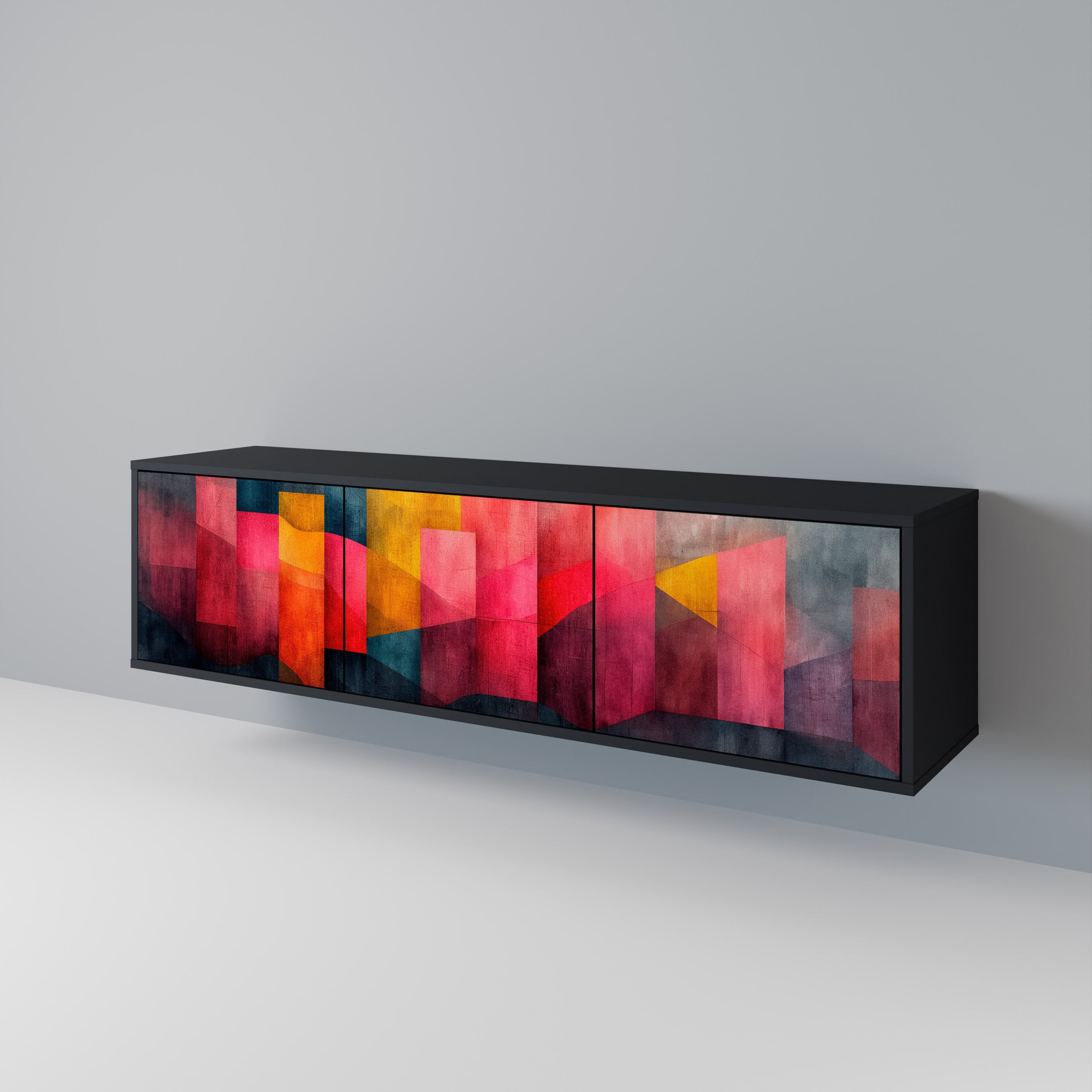 COLORFUL SOUNDS Třídveřový TV stolek