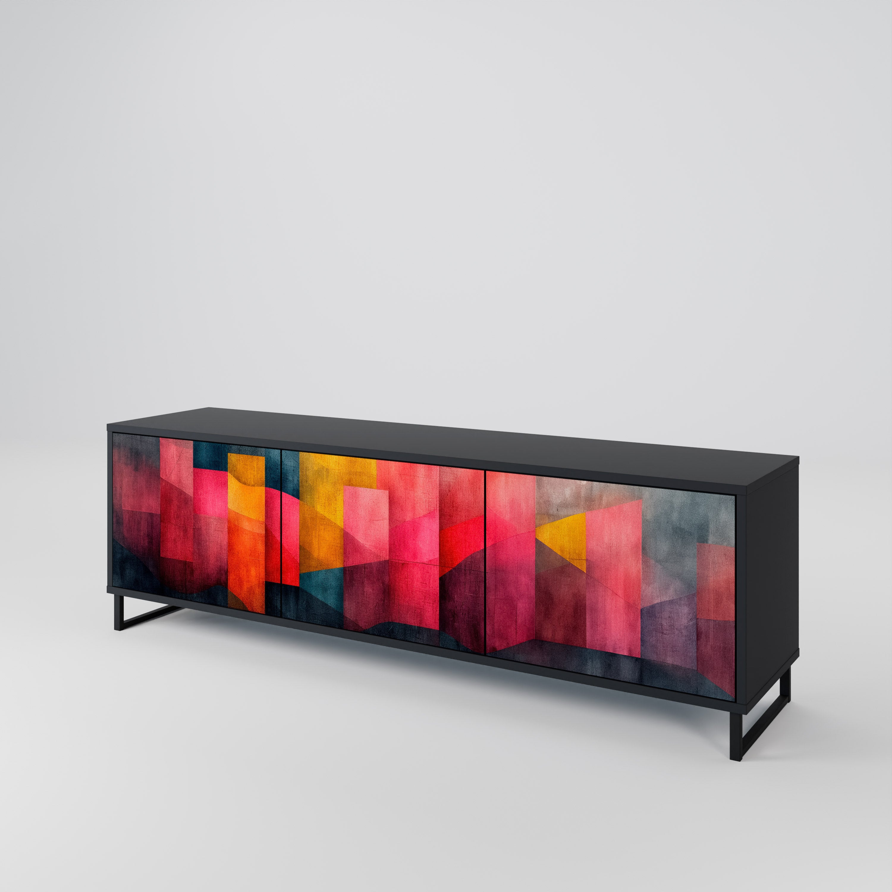 COLORFUL SOUNDS Třídveřový TV stolek