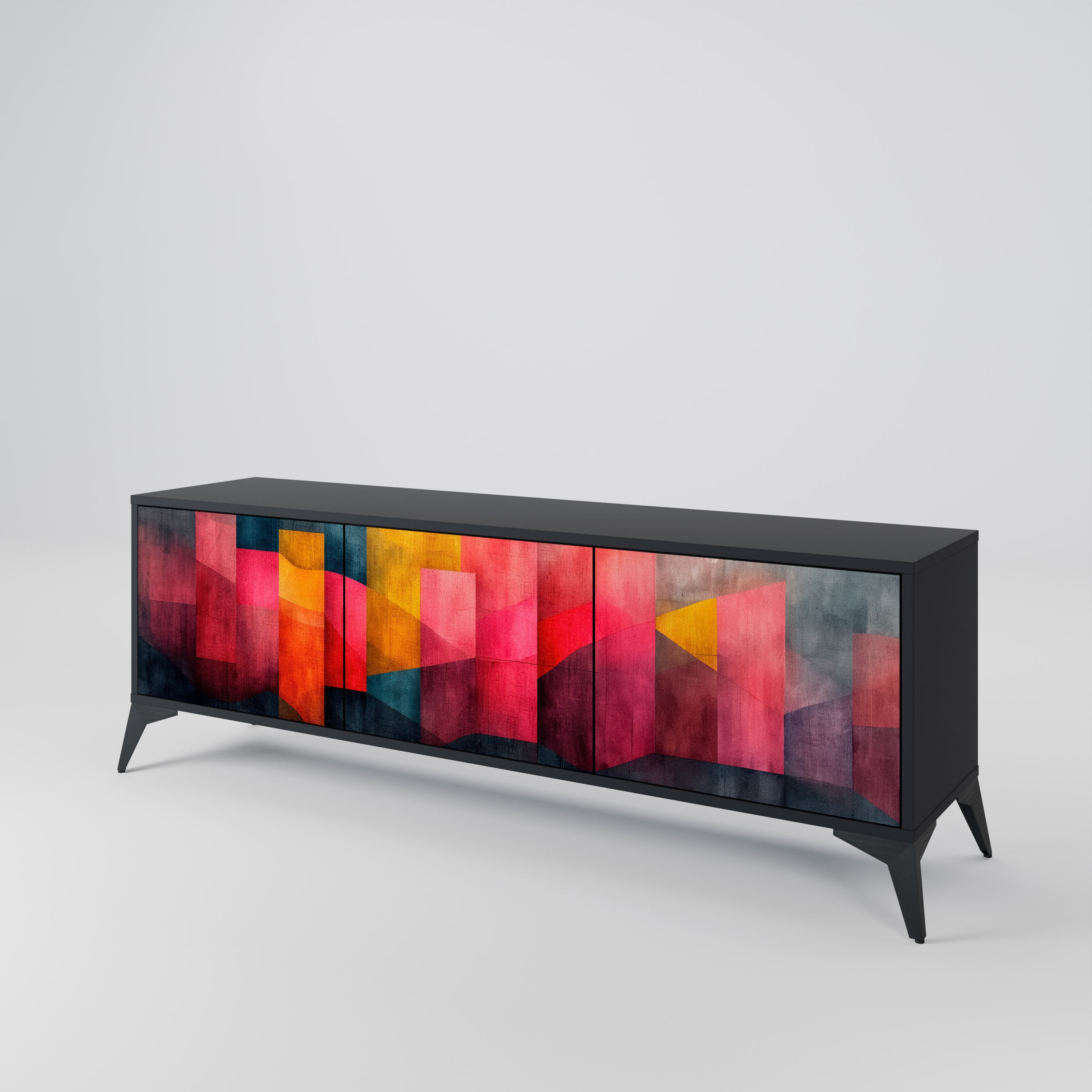COLORFUL SOUNDS Třídveřový TV stolek