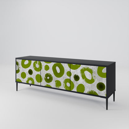 GREEN RHAPSODY Třídveřový TV stolek