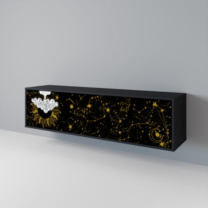 STELLAR CONSTELLATIONS Třídveřový TV stolek