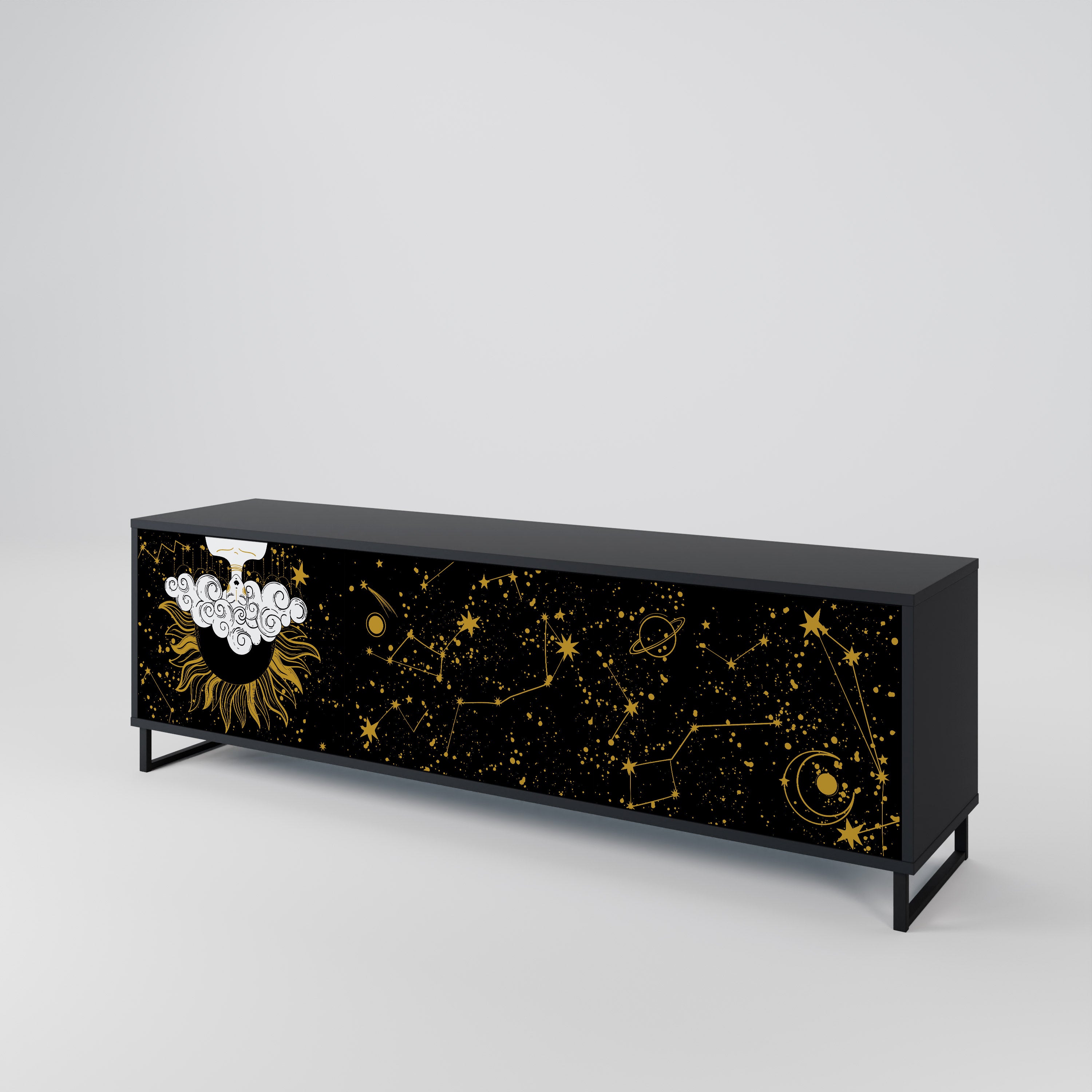 STELLAR CONSTELLATIONS Třídveřový TV stolek