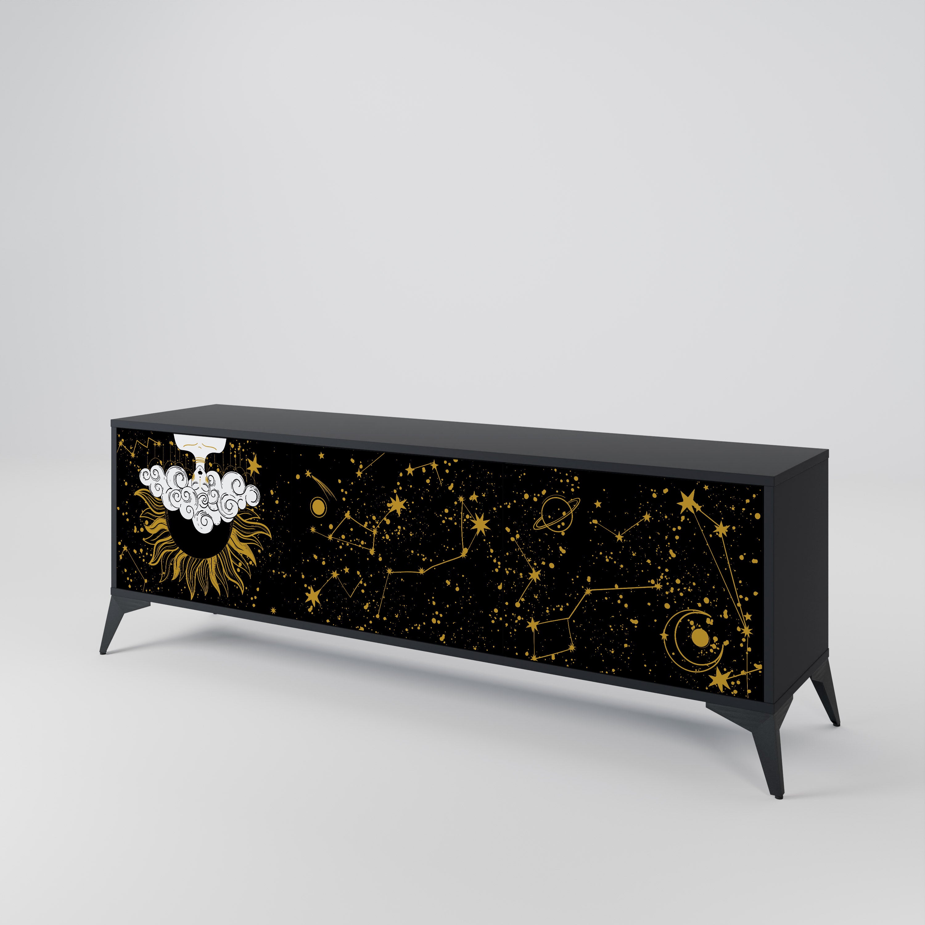 STELLAR CONSTELLATIONS Třídveřový TV stolek