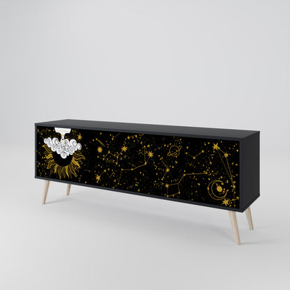 STELLAR CONSTELLATIONS Třídveřový TV stolek
