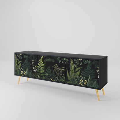 FERN FLOWERS Třídveřový TV stolek