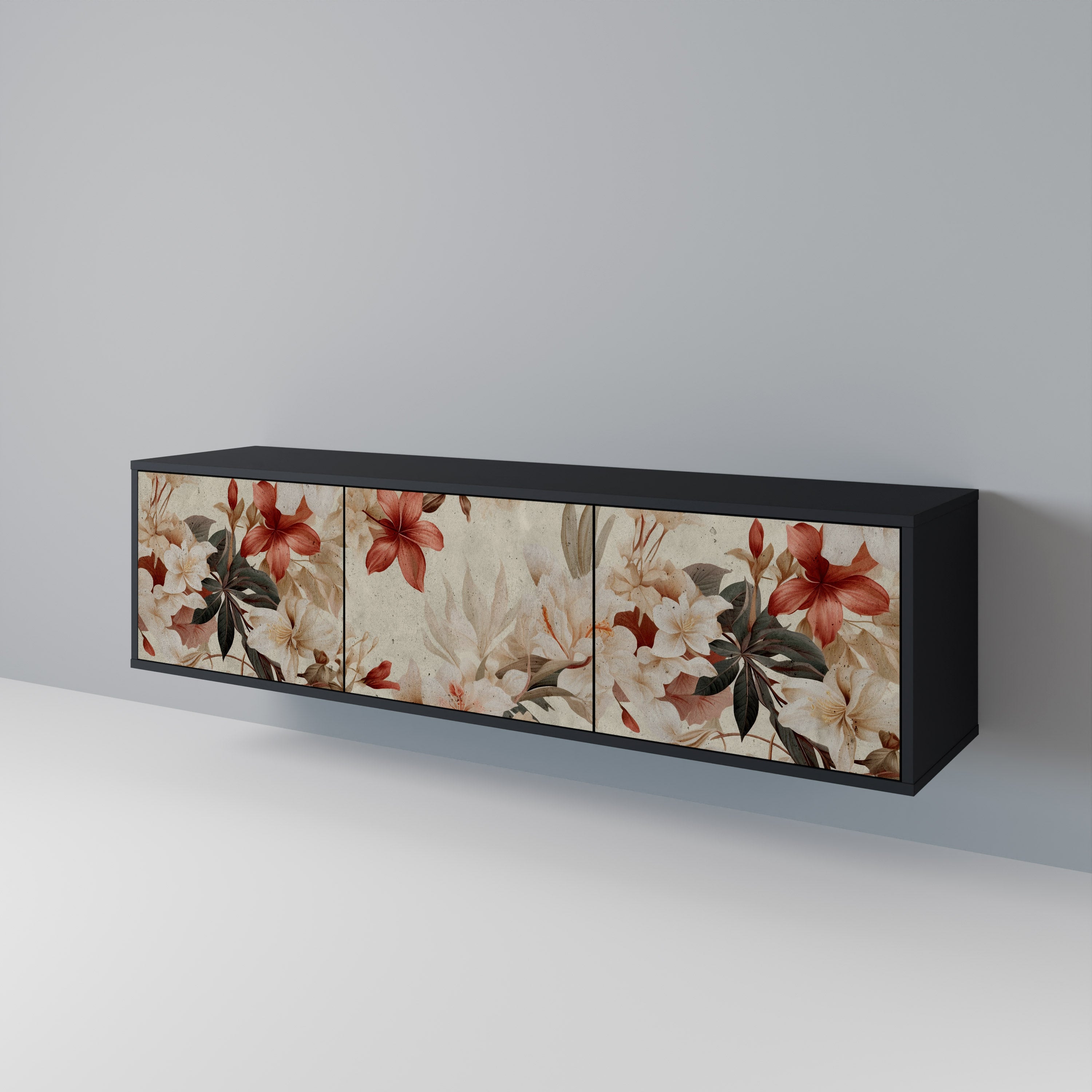 PETAL HARMONY Třídveřový TV stolek