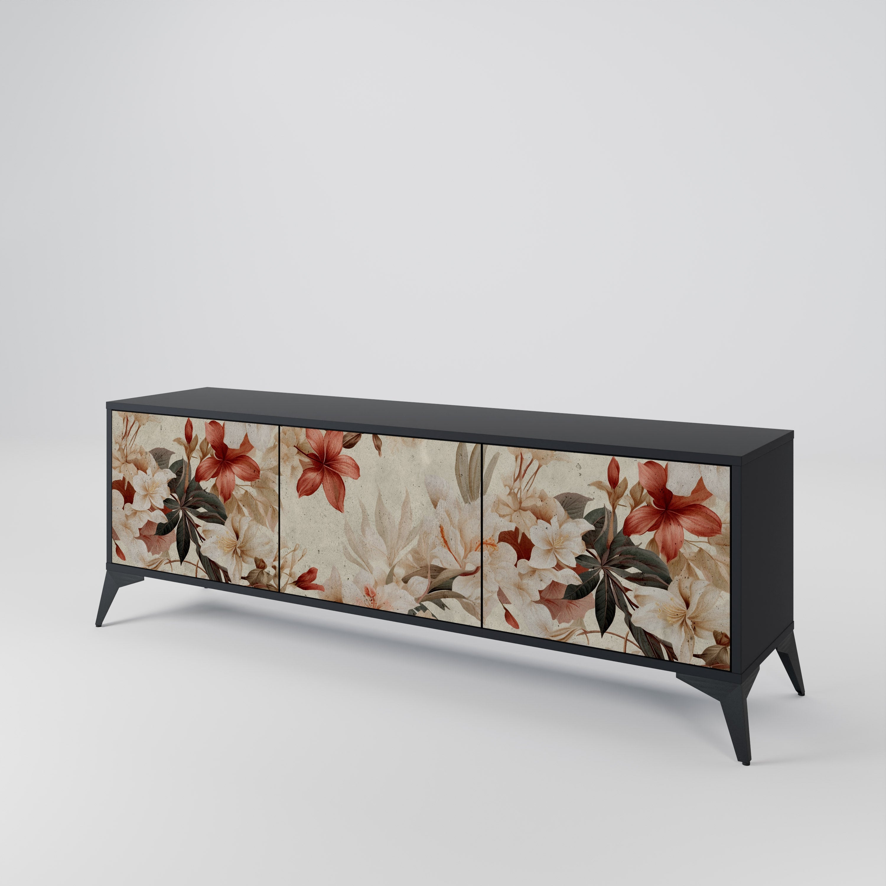 PETAL HARMONY Třídveřový TV stolek