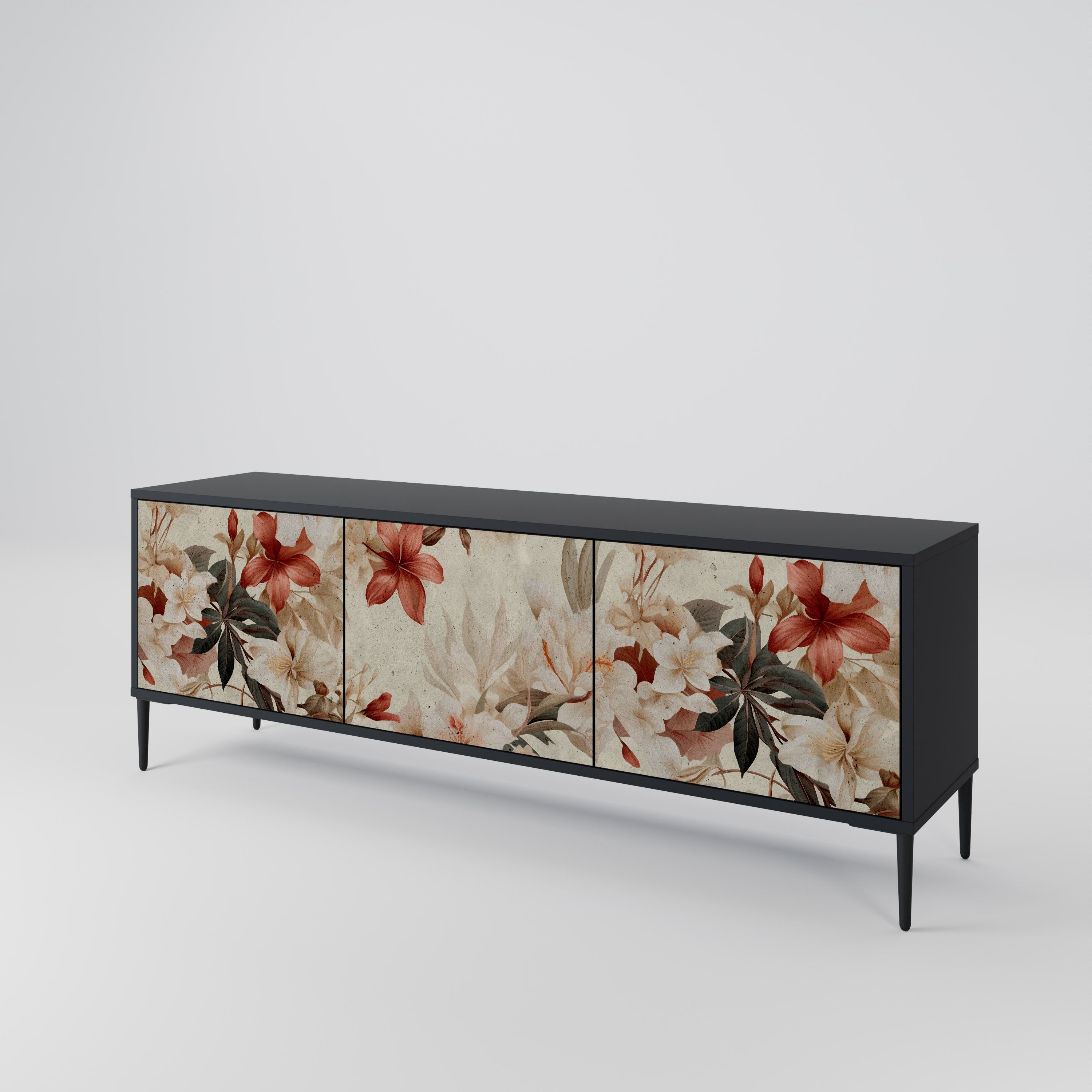 PETAL HARMONY Třídveřový TV stolek