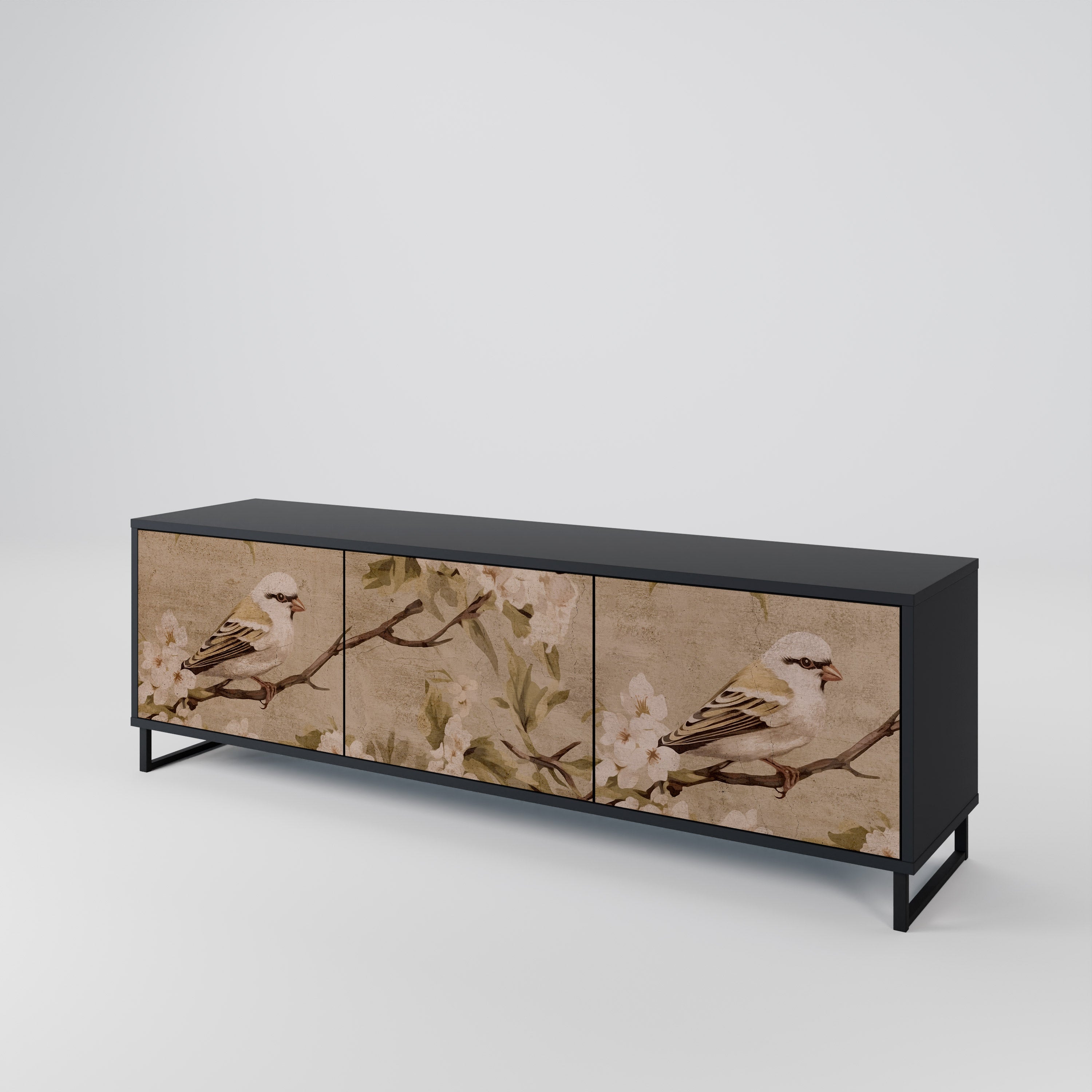 PETAL DISTINGUISH Třídveřový TV stolek