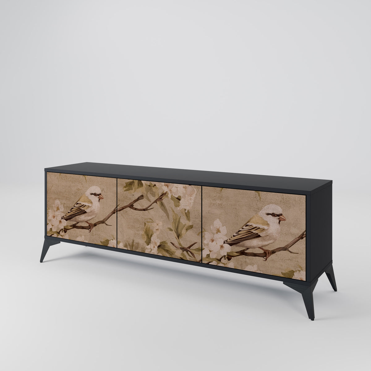 PETAL DISTINGUISH Třídveřový TV stolek