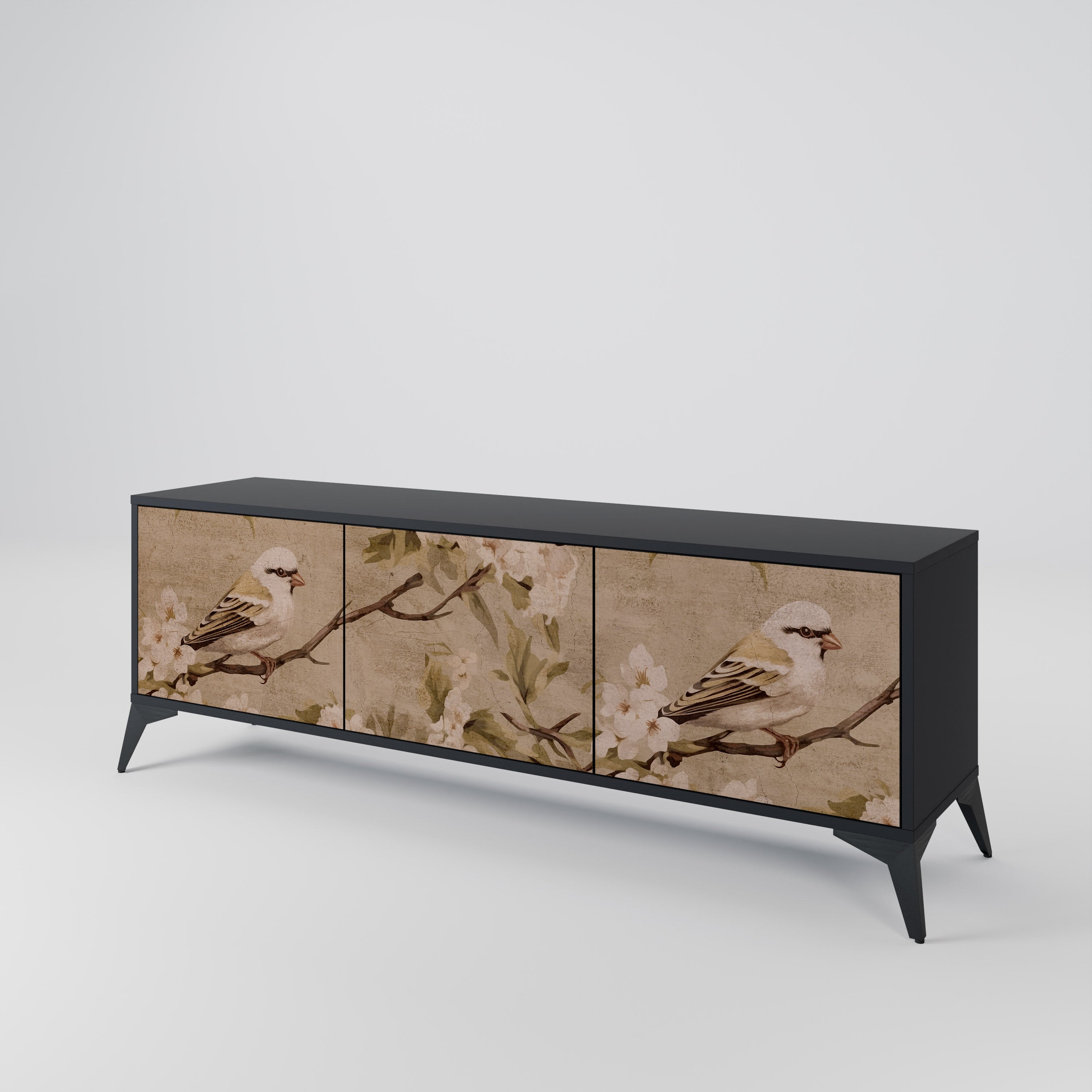 PETAL DISTINGUISH Třídveřový TV stolek