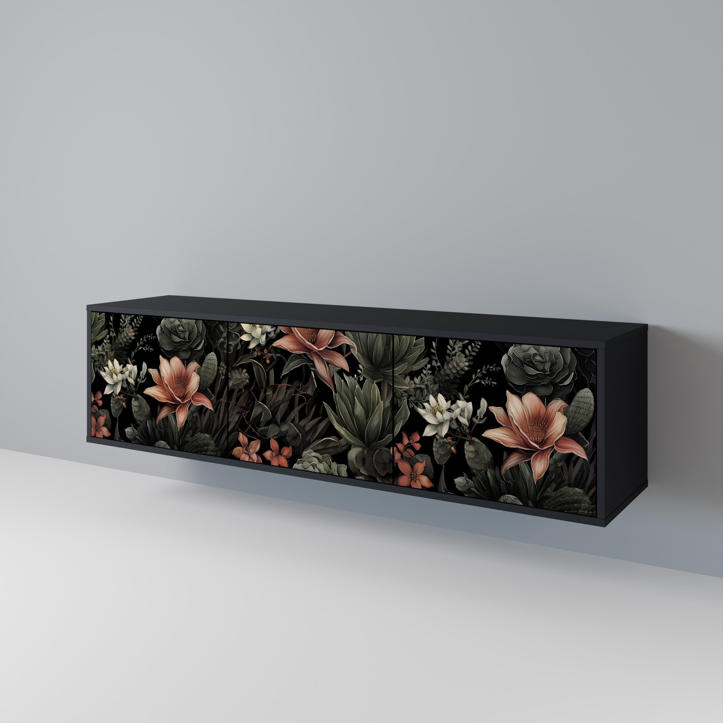 SECRET VERDURE Třídveřový TV stolek