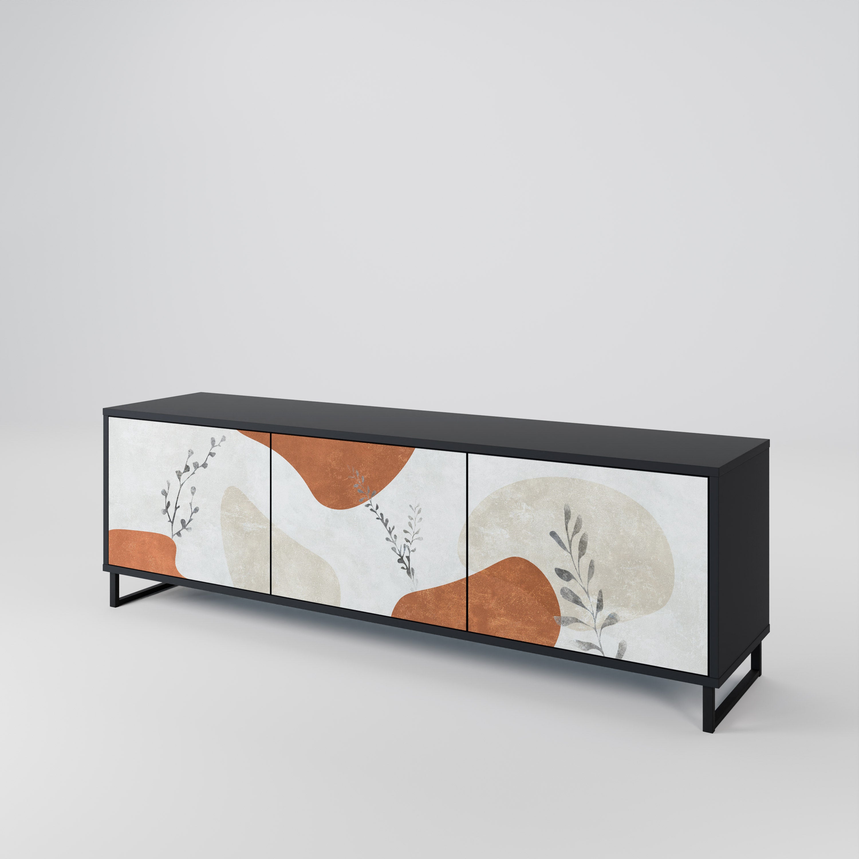 TRANQUIL TWIG Třídveřový TV stolek