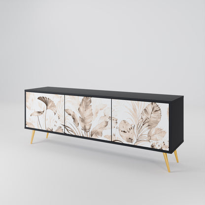 WILD TENDERNESS Třídveřový TV stolek