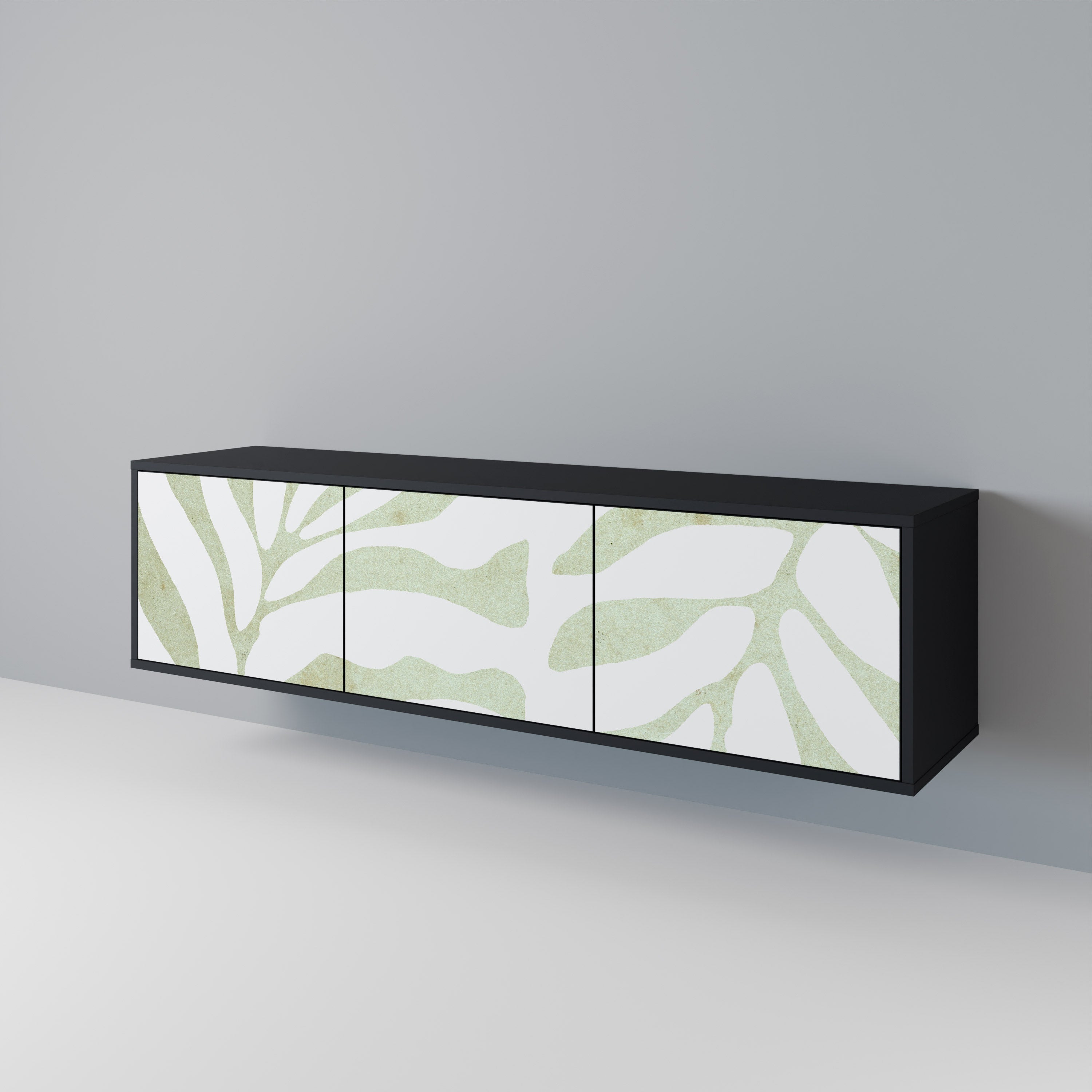 BOTANICAL SPARK Třídveřový TV stolek
