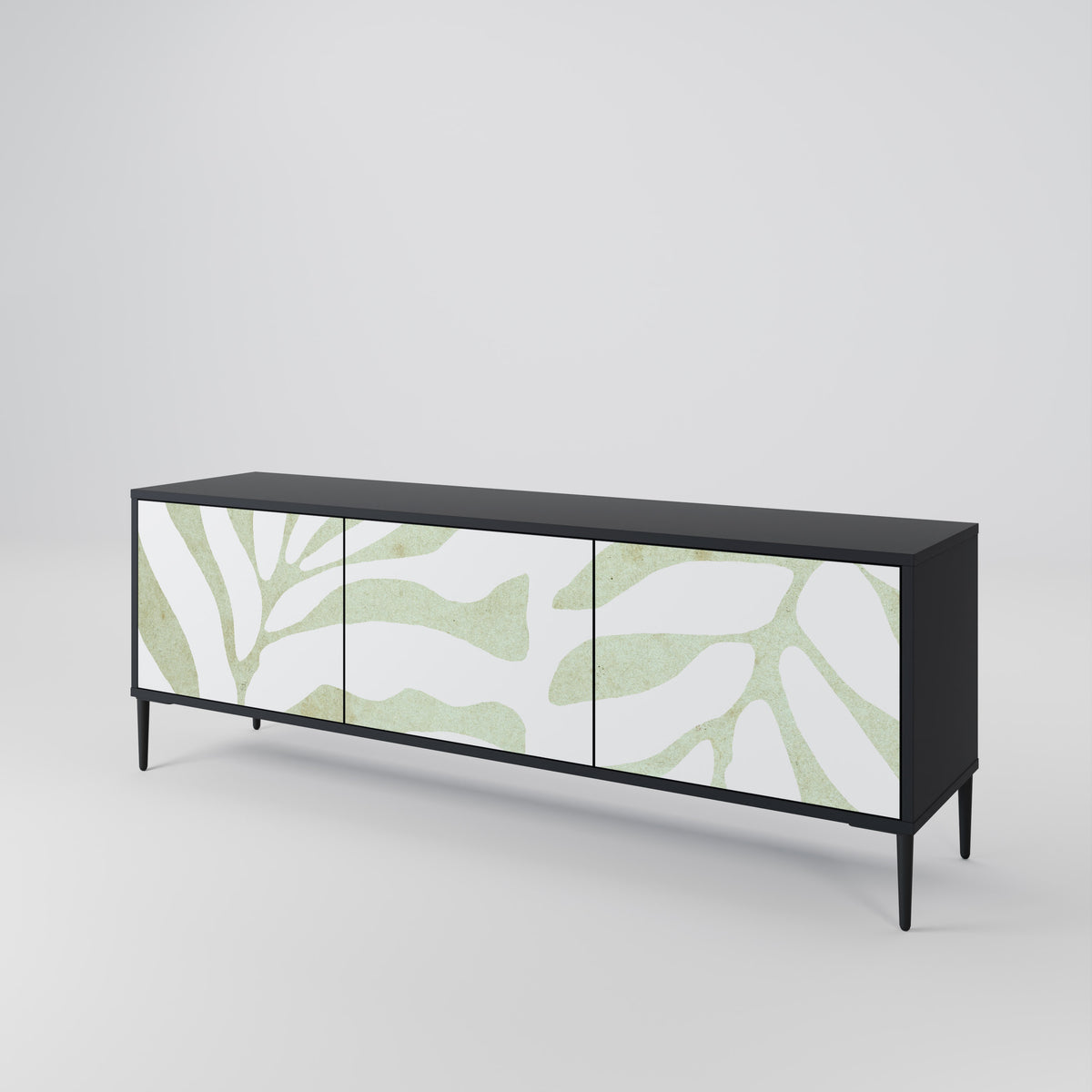 BOTANICAL SPARK Třídveřový TV stolek