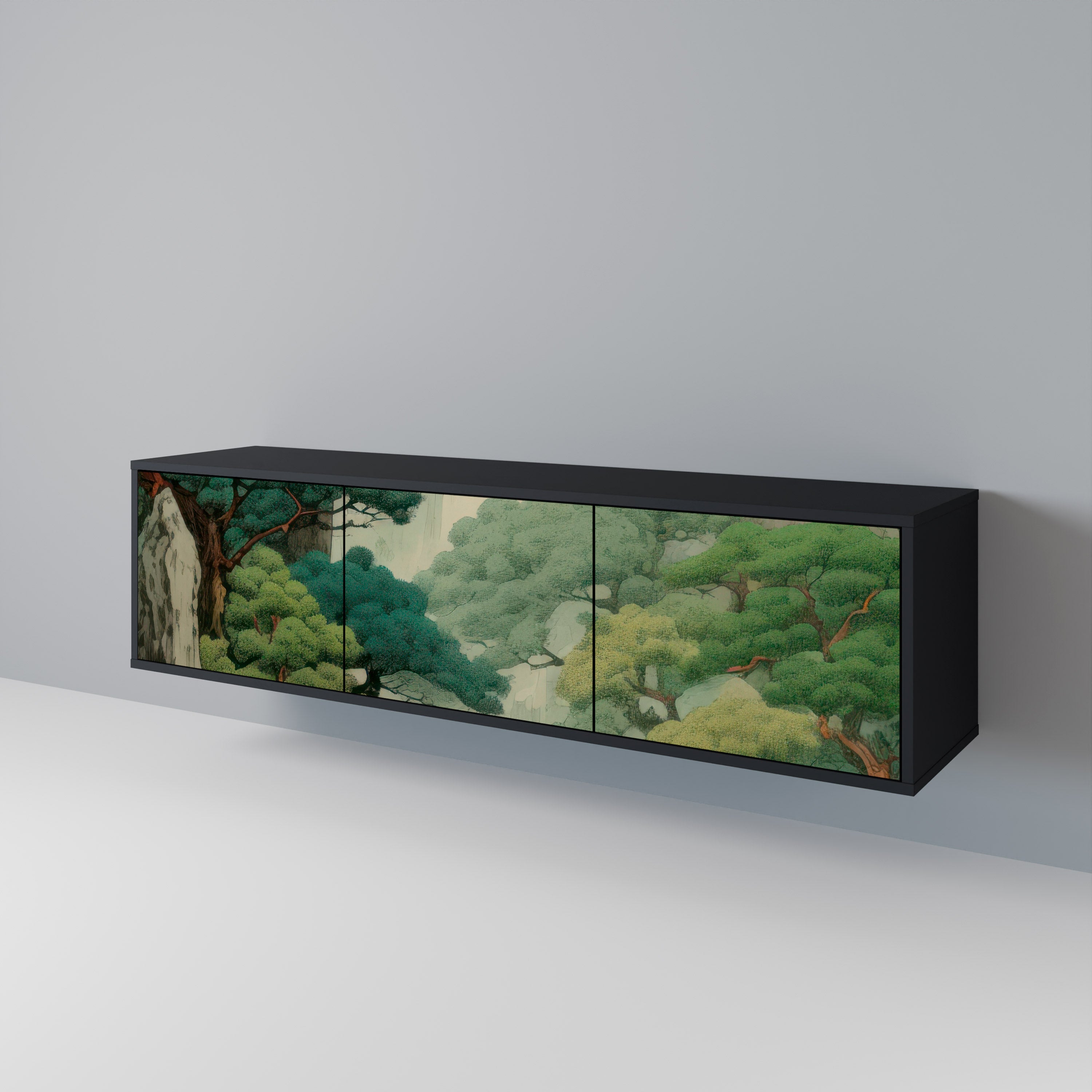 VERDURE ABYSS Třídveřový TV stolek