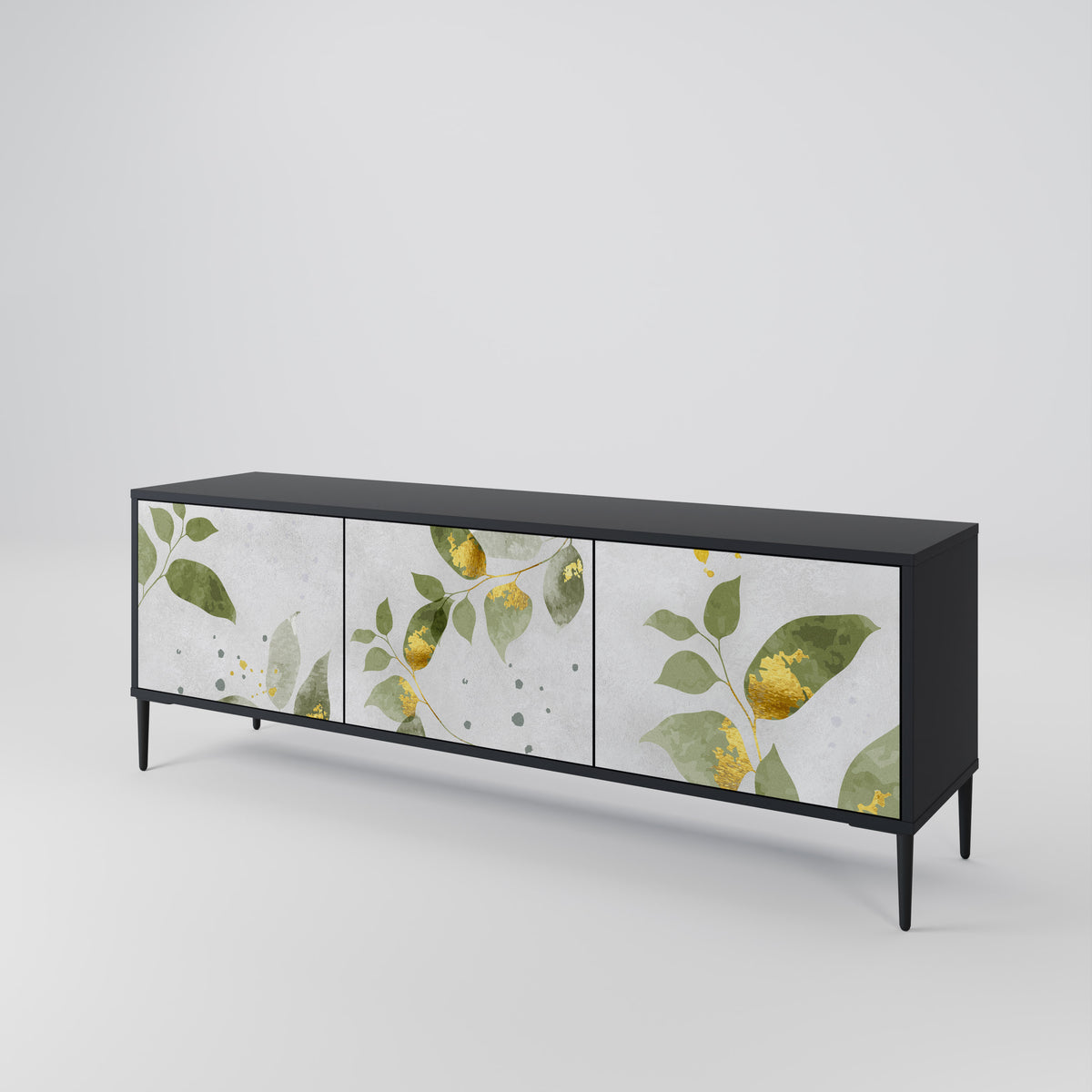 ELEGANT BOTANICS Třídveřový TV stolek