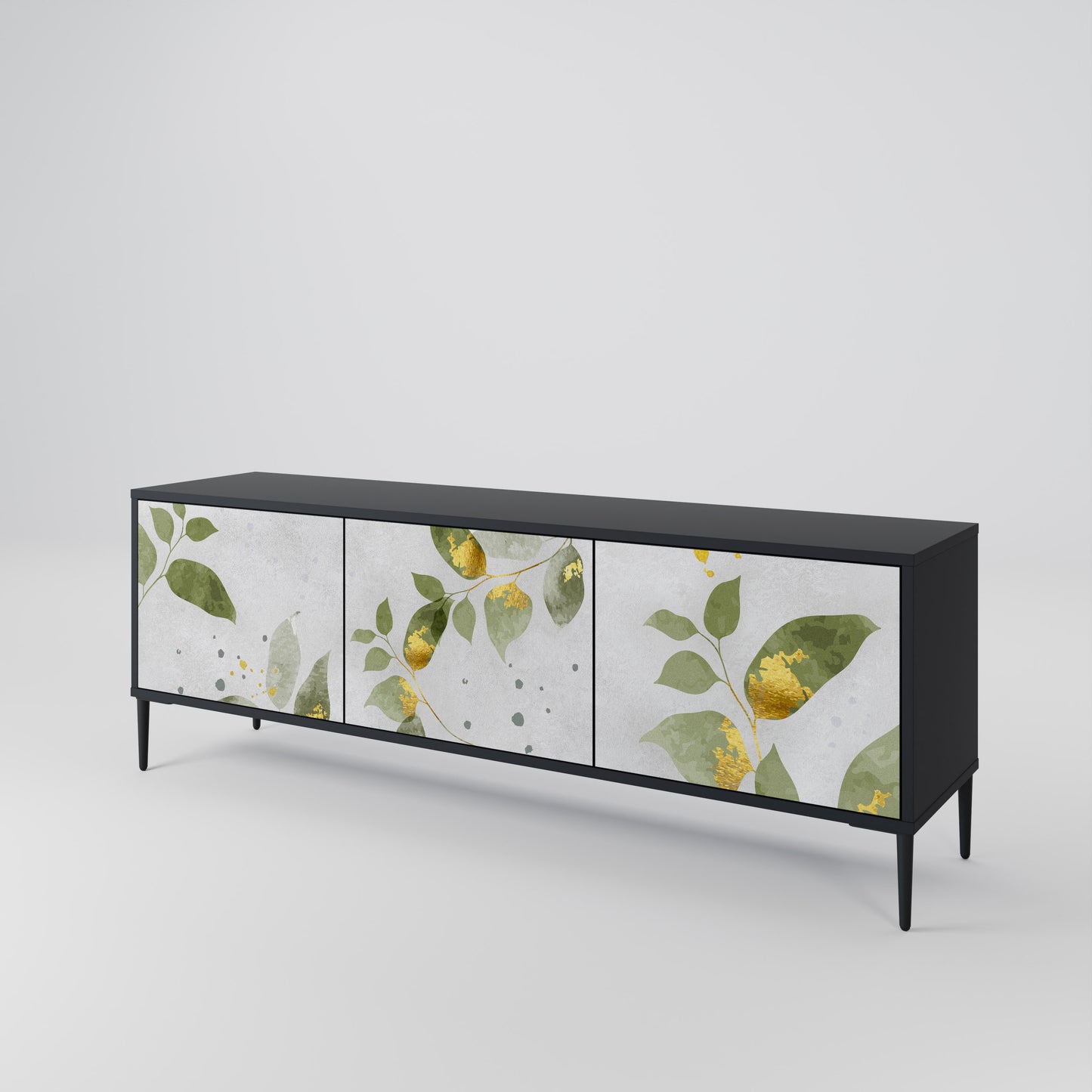 ELEGANT BOTANICS Třídveřový TV stolek