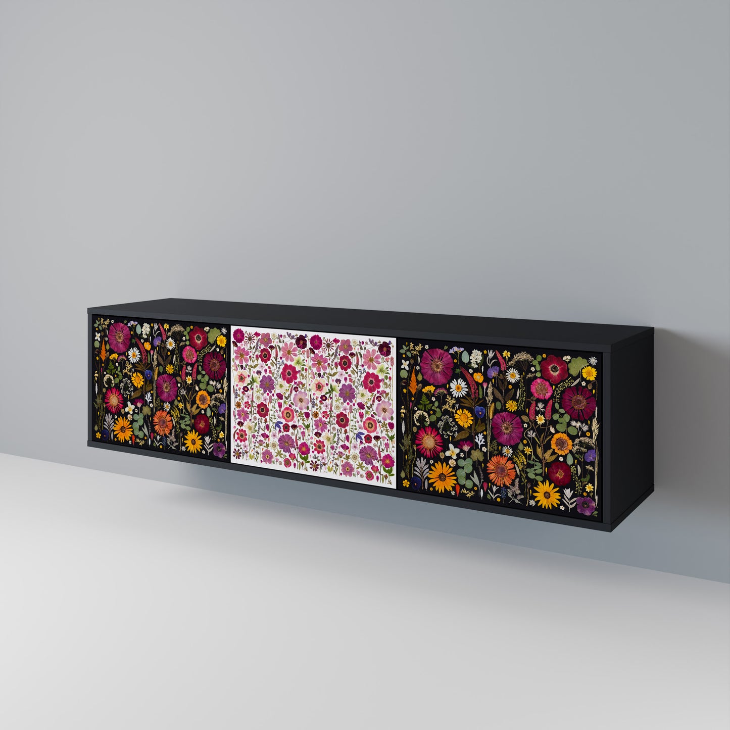 DAYNITE GARDEN Třídveřový TV stolek
