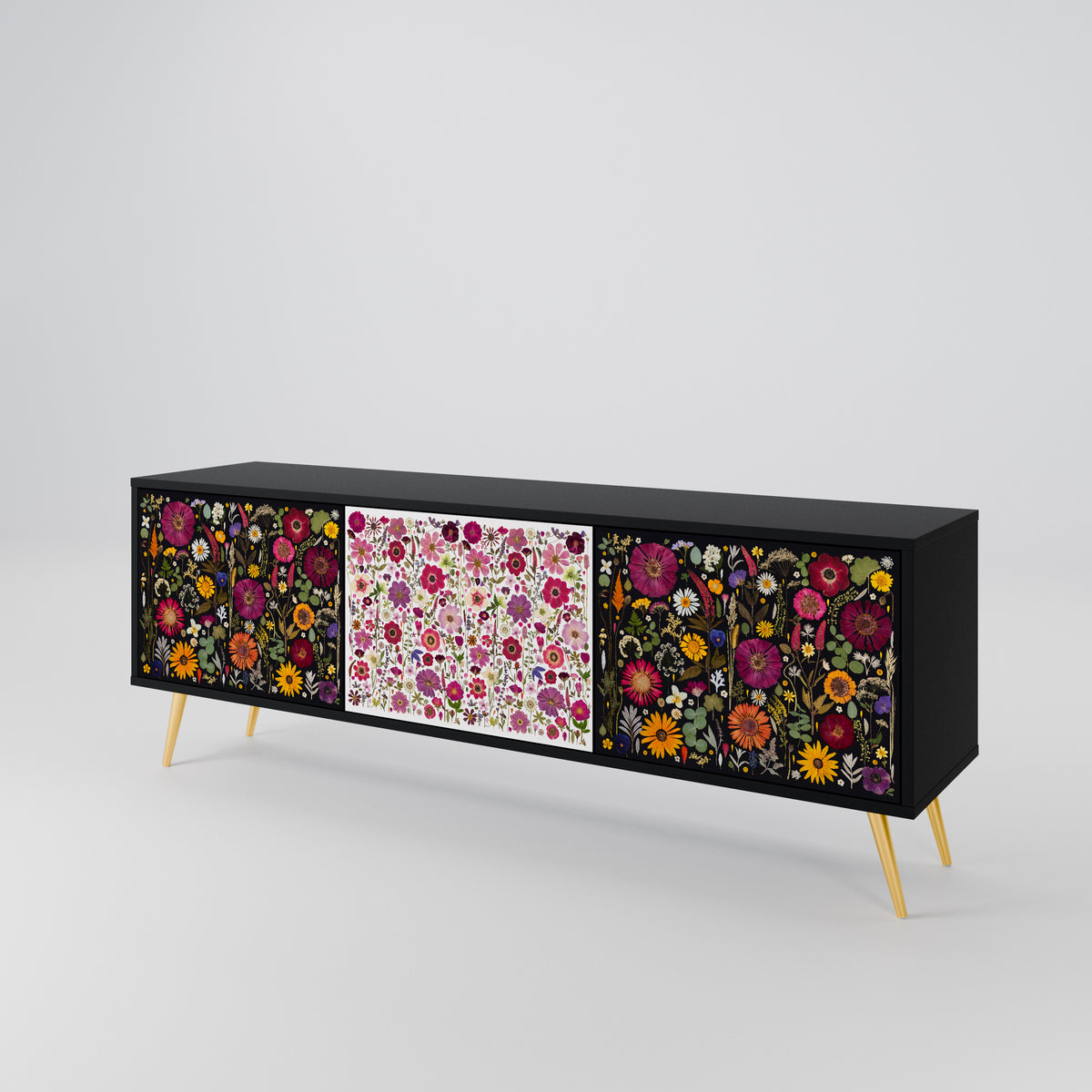 DAYNITE GARDEN Třídveřový TV stolek