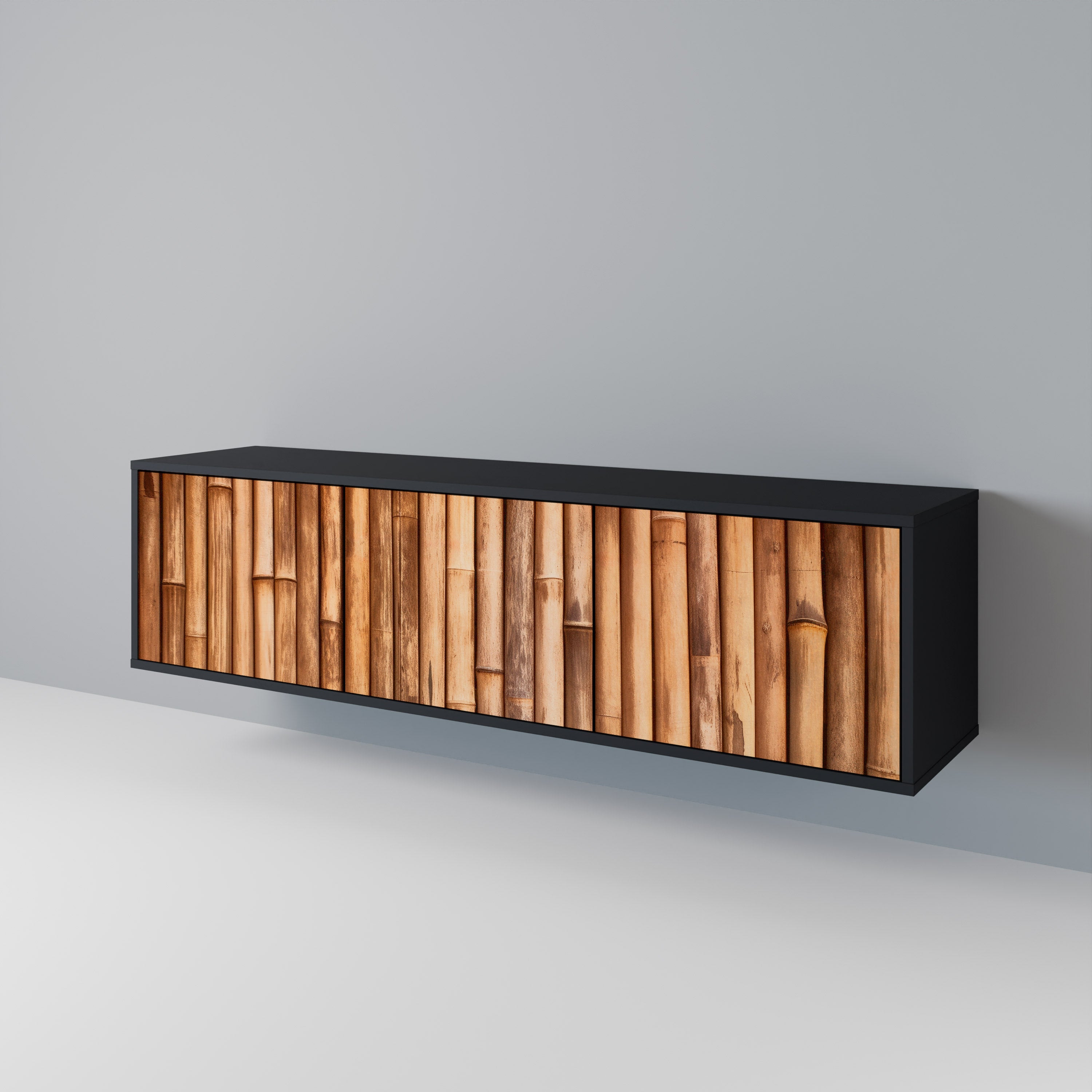 NATURAL WOOD Třídveřový TV stolek