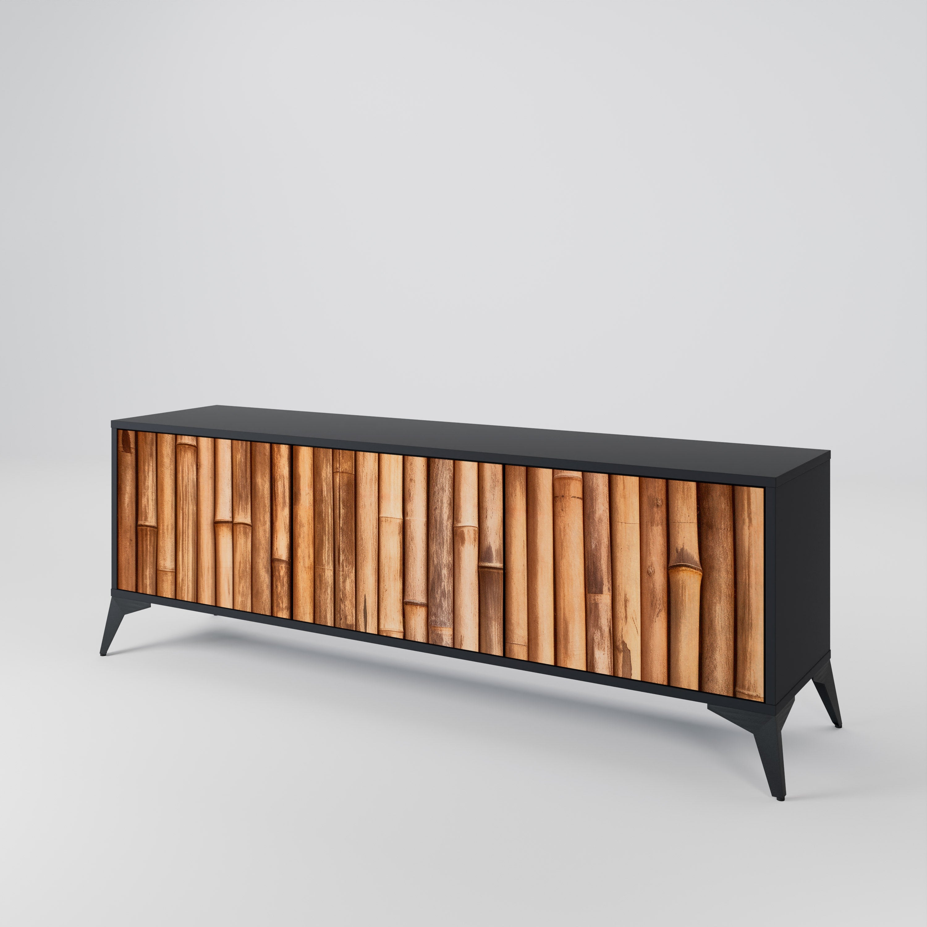 NATURAL WOOD Třídveřový TV stolek