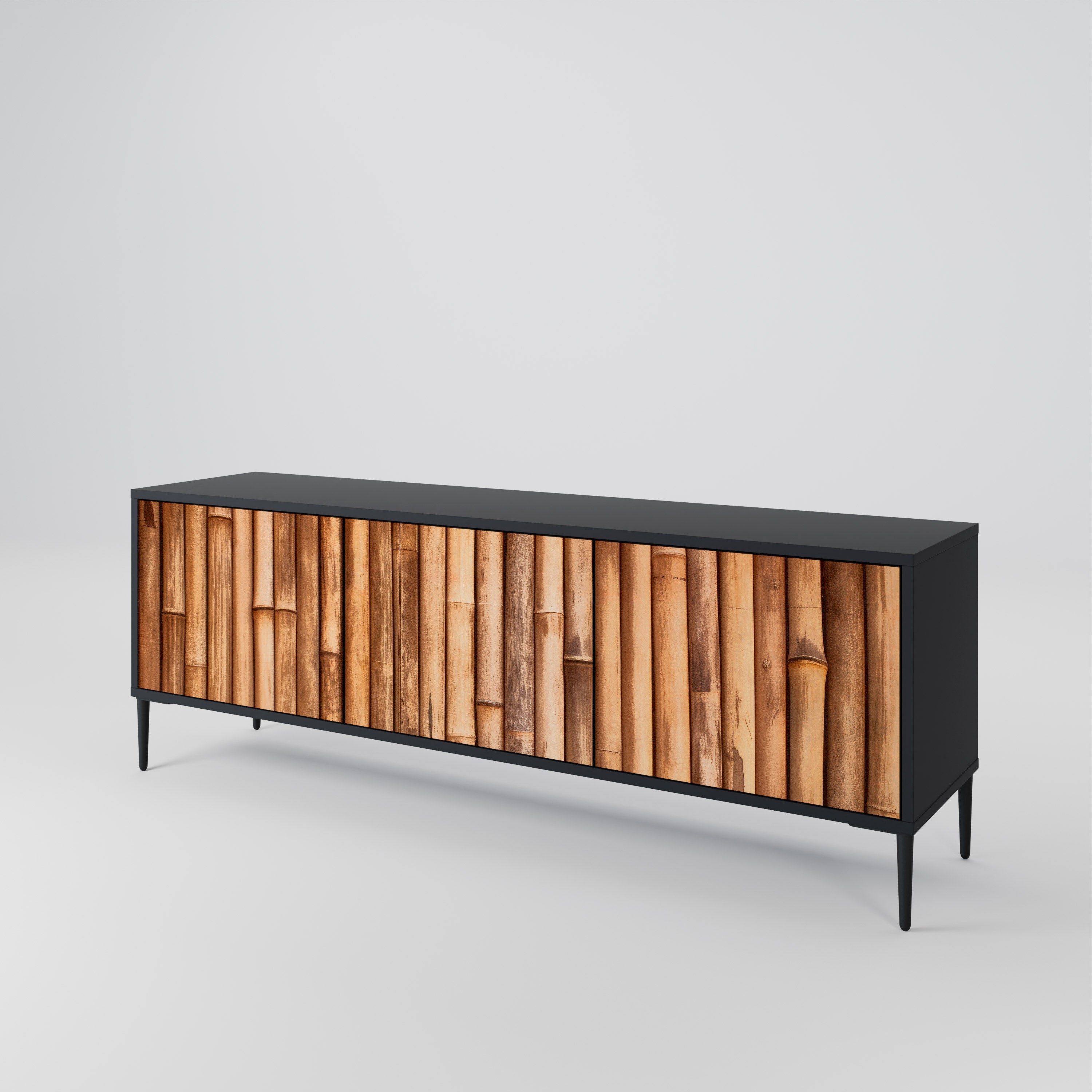 NATURAL WOOD Třídveřový TV stolek