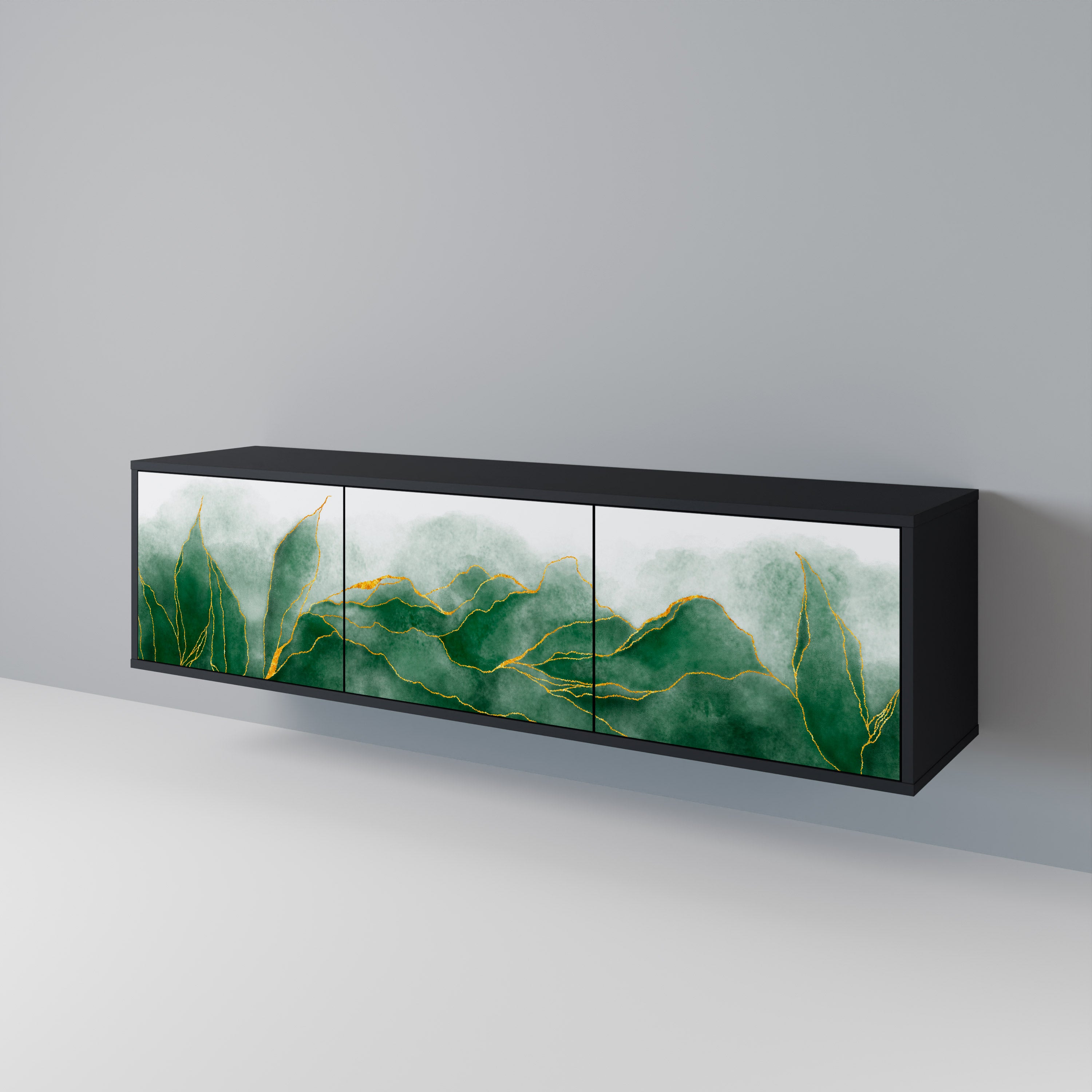 EXPENSIVE NATURE Třídveřový TV stolek