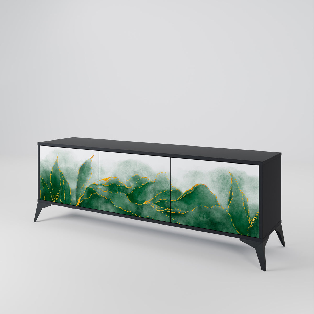 EXPENSIVE NATURE Třídveřový TV stolek