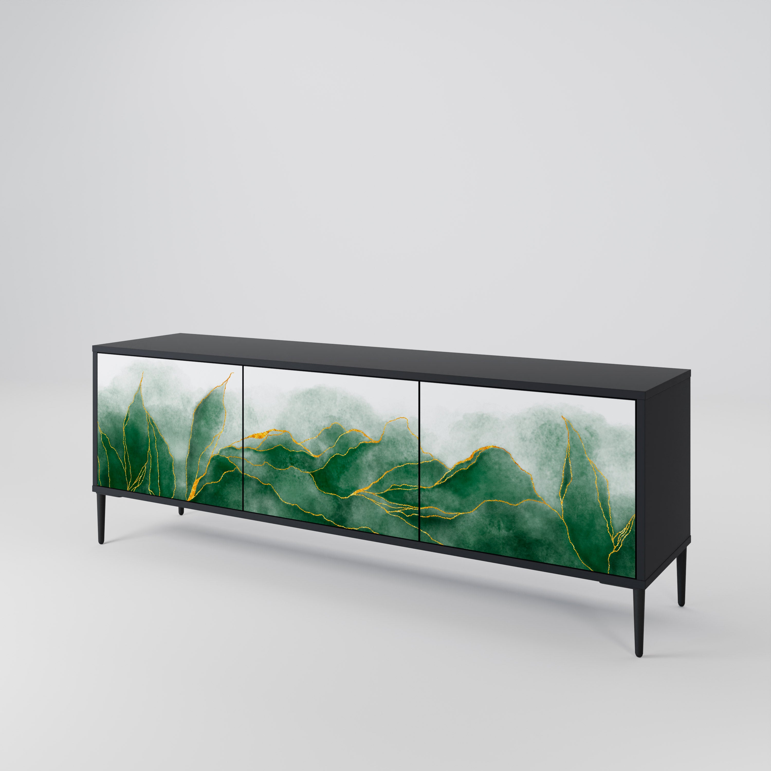 EXPENSIVE NATURE Třídveřový TV stolek